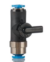 qh-qs-4 Festo Manual 2/2 Bistable Pneumatic Manual Control Valve QH Series, Push In 4 mm, 4, 153483