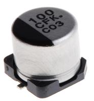 eeefk1c101ap Panasonic 100μF Aluminium Electrolytic Capacitor 16V dc, Surface Mount - EEEFK1C101AP