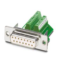 1688094 Phoenix Contact VS-15-BU-DSUB/15-MPT-0.5 15 Way Panel Mount D-sub Connector Socket