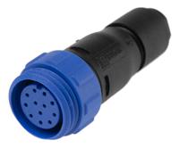 px041112s6065 Bulgin Circular Connector, 12 Contacts, Cable, Miniature Connector, Socket, Female, IP68, Buccaneer 400 Series