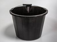 178-7642 14L Plastic Black Bucket With Handle