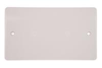 k3828-whi MK Electric White 2 Gang Blanking Plate