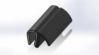 619-1607 RS PRO Black PVC, Steel  Edging Strip, 20m