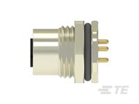 t4141l12051-000 TE Connectivity Circular Connector, 4 Contacts, Panel, M12 Connector, Socket, Female, IP67, M12 Series