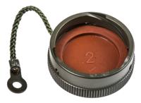 62gb-812-18 Amphenol Limited 62GB MIL-DTL-26482 Plug Dust Cap, Shell Size 18, with Zinc Cobalt Finish, Aluminium