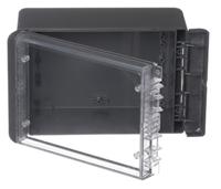 96024234-b-181309-pc-v0-g-7024 Bopla Bocube Series Graphite Grey Polycarbonate V0 Enclosure, IP66, IP68, IK07, Transparent Lid, 191 x 125 x 90mm