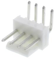 22-05-3041 Molex KK 254 Series Right Angle Through Hole Pin Header, 4 Contact(s), 2.54 mm Pitch, 1 Row, Unshrouded