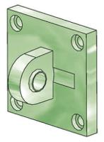 c5032 SMC Male Rear Clevis C5032, To Fit 32mm Bore Size