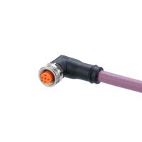 evca77 ifm electronic Female 5 way M12 to Female 5 way M12 Communication Cable, 15 m