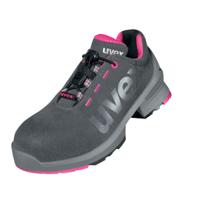 8562842 uvex 1 ladies Women's Grey, Pink Composite Toe Capped Safety Trainers, UK 8, EU 42