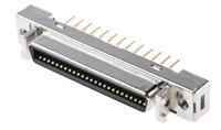 10250-6212pc 3M, 102 Female 50 Pin Straight Through Hole PCB Socket 1.27mm Pitch, Solder, Quick Latch