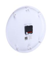 440-9568 RS PRO White Analog Wall Clock, 300mm Diameter