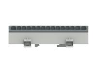 1snl407611r0000 Distribution Block, 15 Way, 1.5 → 25mm², 85A, 1 kV, Black, Grey