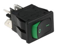 621-1591909gxrs Carlingswitch DPST, On-Off Rocker Switch Panel Mount