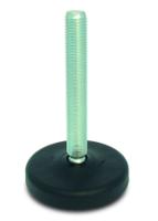 224-5781 RS PRO M24 103mm Dia. Polyamide Adjustable Foot, 2500kg Static Load Capacity 30° Tilt Angle