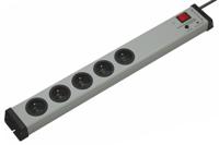 0207x02052301 Bodo Ehmann Type E - French 5 Gang Power Distribution Unit, 1.5m Cable, 16A, 250 V, Surge Protected