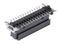 154806-154806-e ERNI SMC Series Straight Surface Mount PCB Socket, 26-Contact, 2-Row, 1.27mm Pitch, Solder Termination