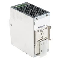 wdr-240-24 MEAN WELL WDR Switched Mode DIN Rail Power Supply, 180 → 550V ac ac Input, 24V dc dc Output, 10A Output, 240W