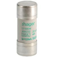 lf580m Hager 80A Cartridge Fuse, 22.2 x 58mm