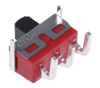 734-7296 RS PRO PCB Slide Switch SPDT Latching 5 A @ 28 V dc Side