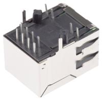 hfj11-2450e-l11rl Halo Electronics FastJack Series Female RJ45 Connector, Through Hole Right Angle 1 Port