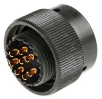 62gb-56t12-08sn Amphenol Limited, 62GB 8 Way Cable Mount MIL Spec Circular Connector PlugOlive, Socket Contacts,Shell Size 12, Bayonet