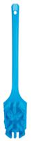 41963 Vikan Hard Bristle Blue Scrubbing Brush, 37mm bristle length, PET bristle material