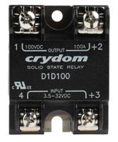 d1d100 Sensata Crydom 1-DC Series Solid State Relay, 100 A Load, Surface Mount, 100 V Load, 32 V Control