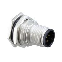 m12a-05pmms-sf8002 Amphenol Industrial Circular Connector, 5 Contacts, Panel, M12 Connector, Plug, Male, IP68, IP69K, M Series