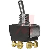 2gm54-73 Carling Technologies Toggle Switch, Panel Mount, On-Off-On, DPDT, Screw Terminal, 250V ac