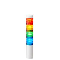 lr4-402wjnu-rygb Patlite LR4 Series Coloured Signal Tower, 4 Lights, 24 V dc, Direct Mount