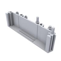 cimemse2250sspk5 CAMDENBOSS End Cover for Use with 72mm wide PCBs