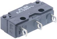 83-186-001 Crouzet Button Micro Switch, Solder Terminal, 6 A @ 250 V ac, SPDT, IP67