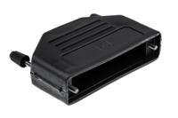 86303641clf Amphenol Communications Solutions Thermoplastic D Sub Backshell, 50 Way, Strain Relief