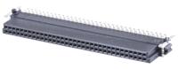 154743-154743-e ERNI SMC Series Right Angle Surface Mount PCB Socket, 68-Contact, 2-Row, 1.27mm Pitch, Solder Termination