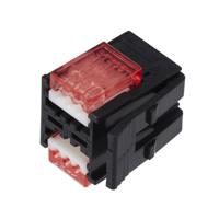 7010352218 3M 371 Series Terminal Plug, 4-Way, 3A, 20 → 26 AWG Wire, IDC Termination
