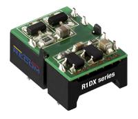 r1dx-0505-tray Recom R1DX DC-DC Converter, ±5V dc/ ±100mA Output, 4.5 → 5.5 V dc Input, 1W, Surface Mount, +95°C Max Temp -40°C