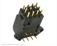 sms12ge63 Souriau Sunbank by Eaton SMS Series Right Angle PCB Mount PCB Socket, 12-Contact, 4-Row, 5.08mm Pitch, Solder
