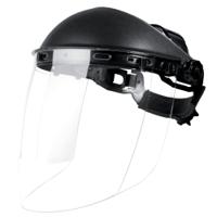 bcepve Facom Clear Flip Up Visor with Head Guard , Resistant To Flying Particles