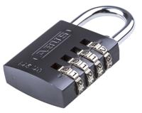 0036976 ABUS 145/40 Combination Weatherproof Aluminium, Steel Safety Padlock, 6mm Shackle, 40mm Body