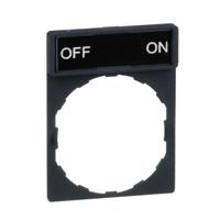 zby2367 Schneider Electric Legend Holder for Use with XB4/XB5 Series, Off - On