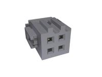 71600-104lf Amphenol Communications Solutions 4-Way IDC Connector Socket for Cable Mount, 2-Row