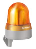 43330075 Werma 433 Series Yellow Sounder Beacon, 24 V, IP65, Wall Mount, 114dB at 1 Metre