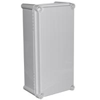chdx7-322 CAMDENBOSS X7 Series Grey ABS General Purpose Enclosure, IP67, IK08, Grey Lid, 380x190x130mm