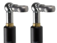 ssv1080800003 Camloc Steel Gas Strut, with Ball & Socket Joint, 560.0mm Extended Length, 250.0mm Stroke Length