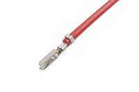 215711-2125 Molex Male CLIK-Mate to Unterminated Crimped Wire, 450mm, 0.25mm², Red