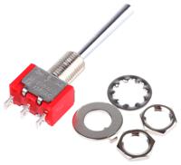 734-7135 RS PRO Toggle Switch, Panel Mount, On-Off-On, SPDT, Solder Terminal