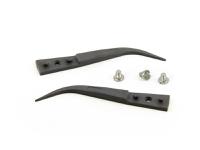 a7zj ideal-tek 40 mm, Zirconia Toughened Aluminium, Curved, Fine, Tweezer Tips