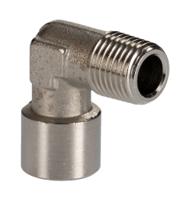 176-1085 RS PRO Fitting, 90° Threaded Fitting, Male R 1/4in to Female R 1/4in