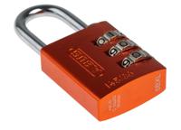 14530-orange ABUS 145/30 Combination Weatherproof Aluminium, Steel Safety Padlock, 5mm Shackle, 30mm Body